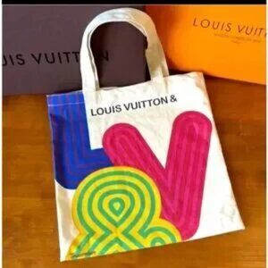 Louis Vuitton Novelty Canvas Eco Tote bag Shenzhen Exhibition 2022 Limited